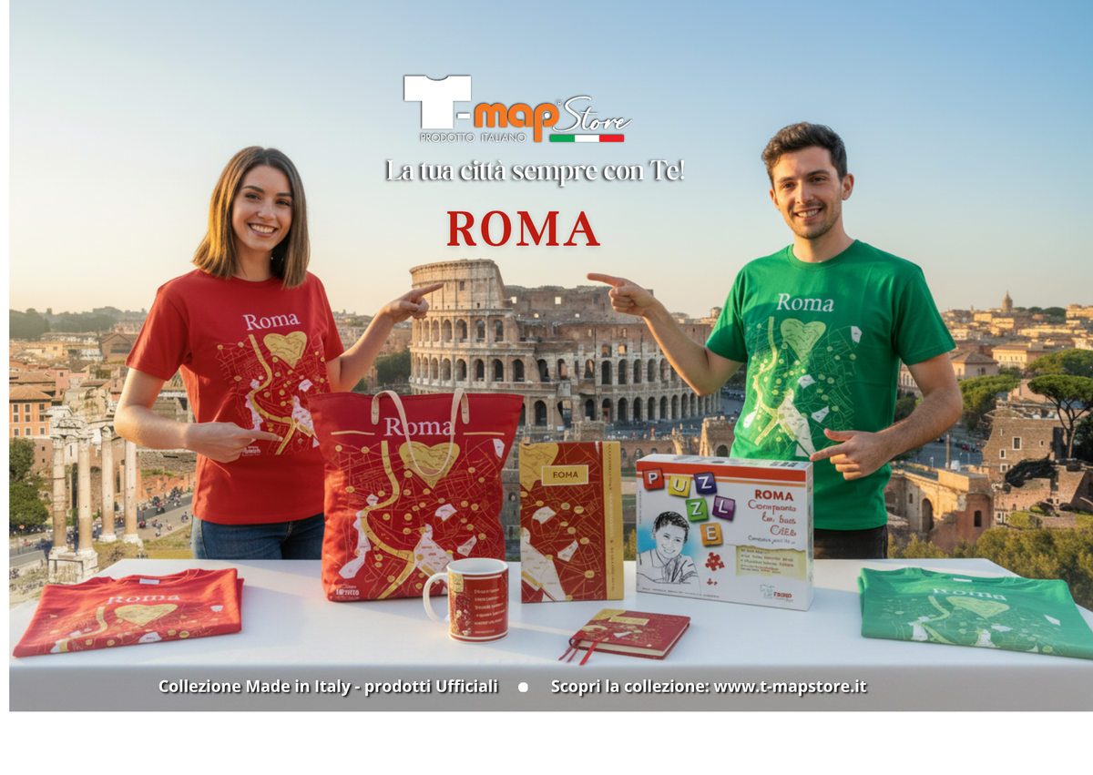 Souvenir di Roma Originali: indossa la tua città
