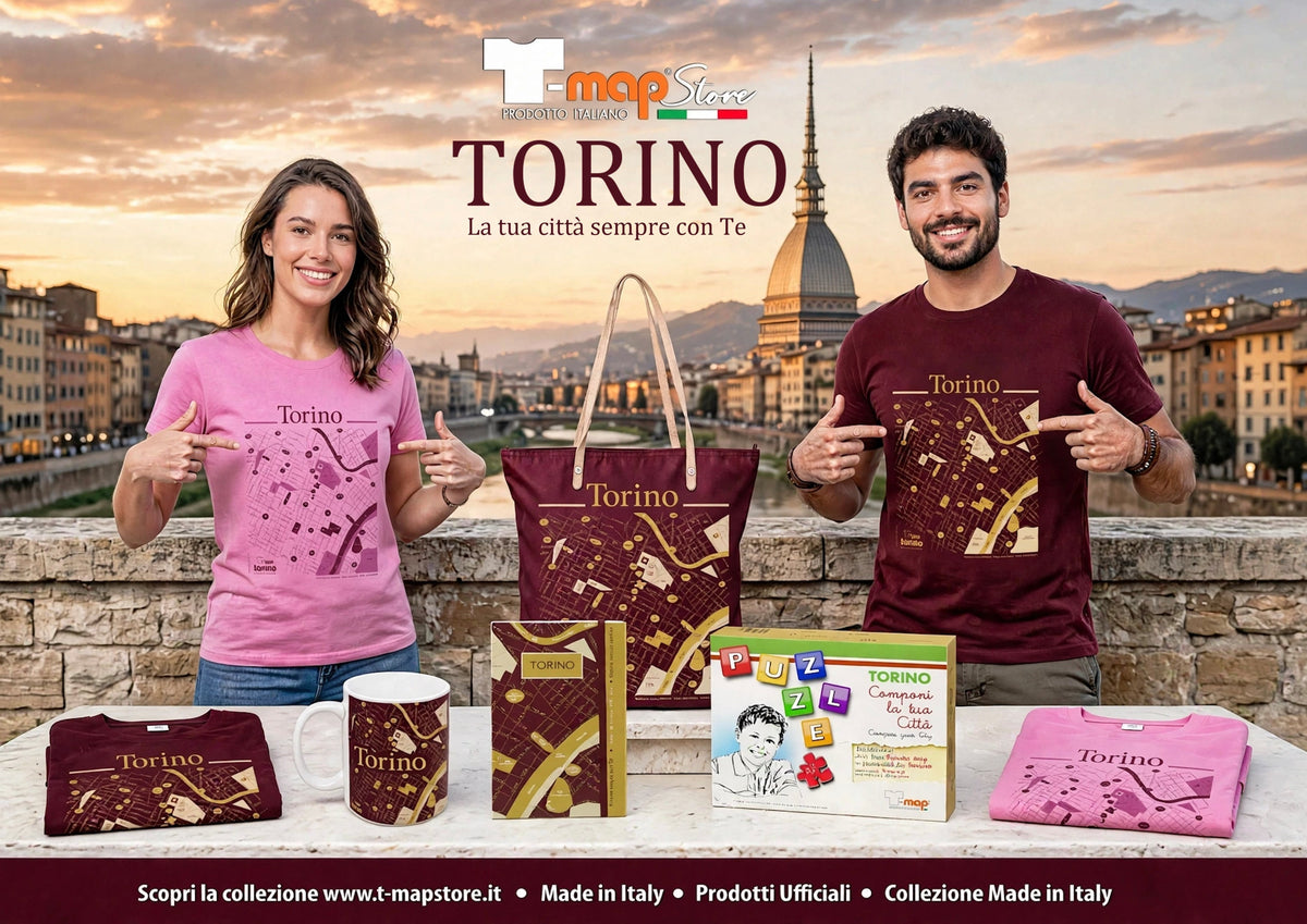 Souvenir di Torino Originali: indossa la tua città