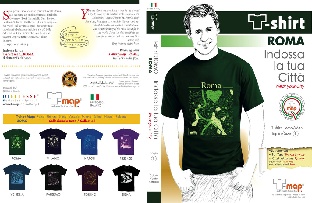 T-shirt Roma Uomo