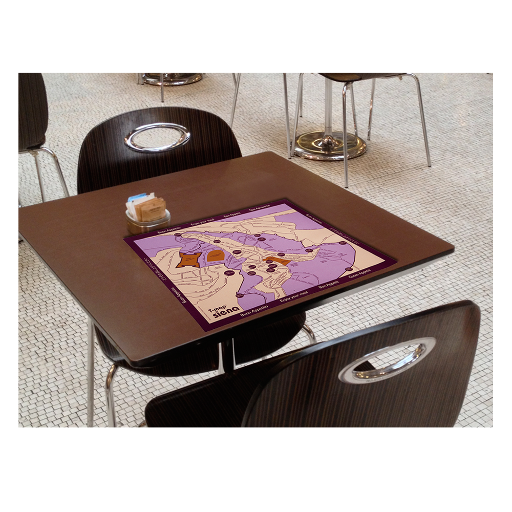 Siena breakfast placemat - 50-sheet paper pad