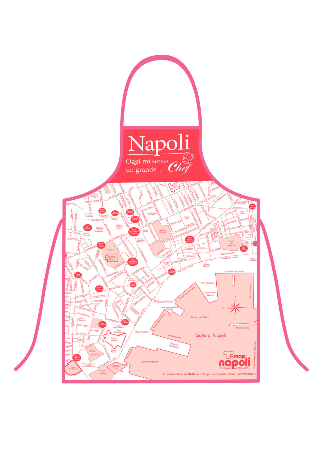 Naples Women's Kitchen Apron
