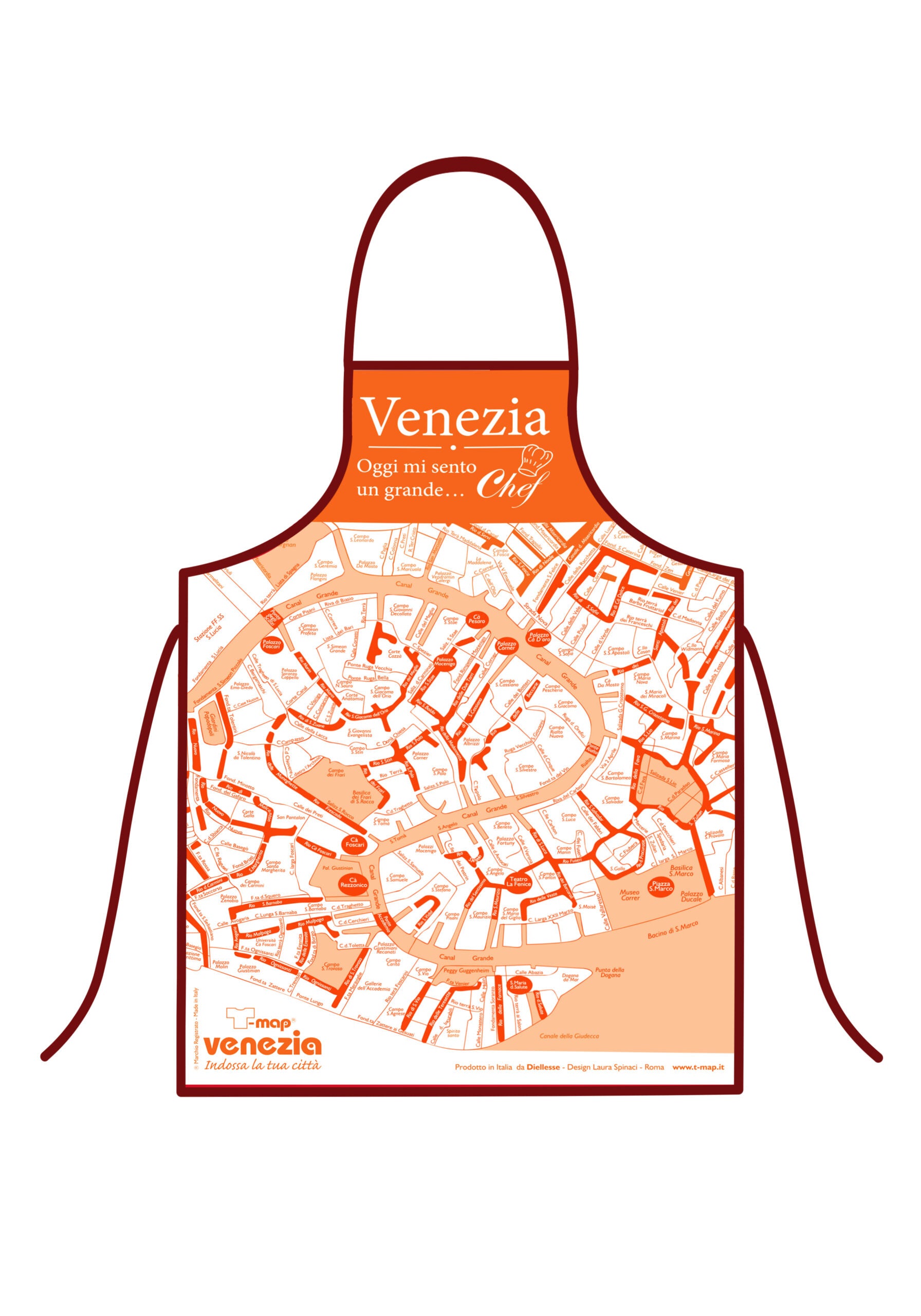 Tablier de cuisine Venise pour femmes