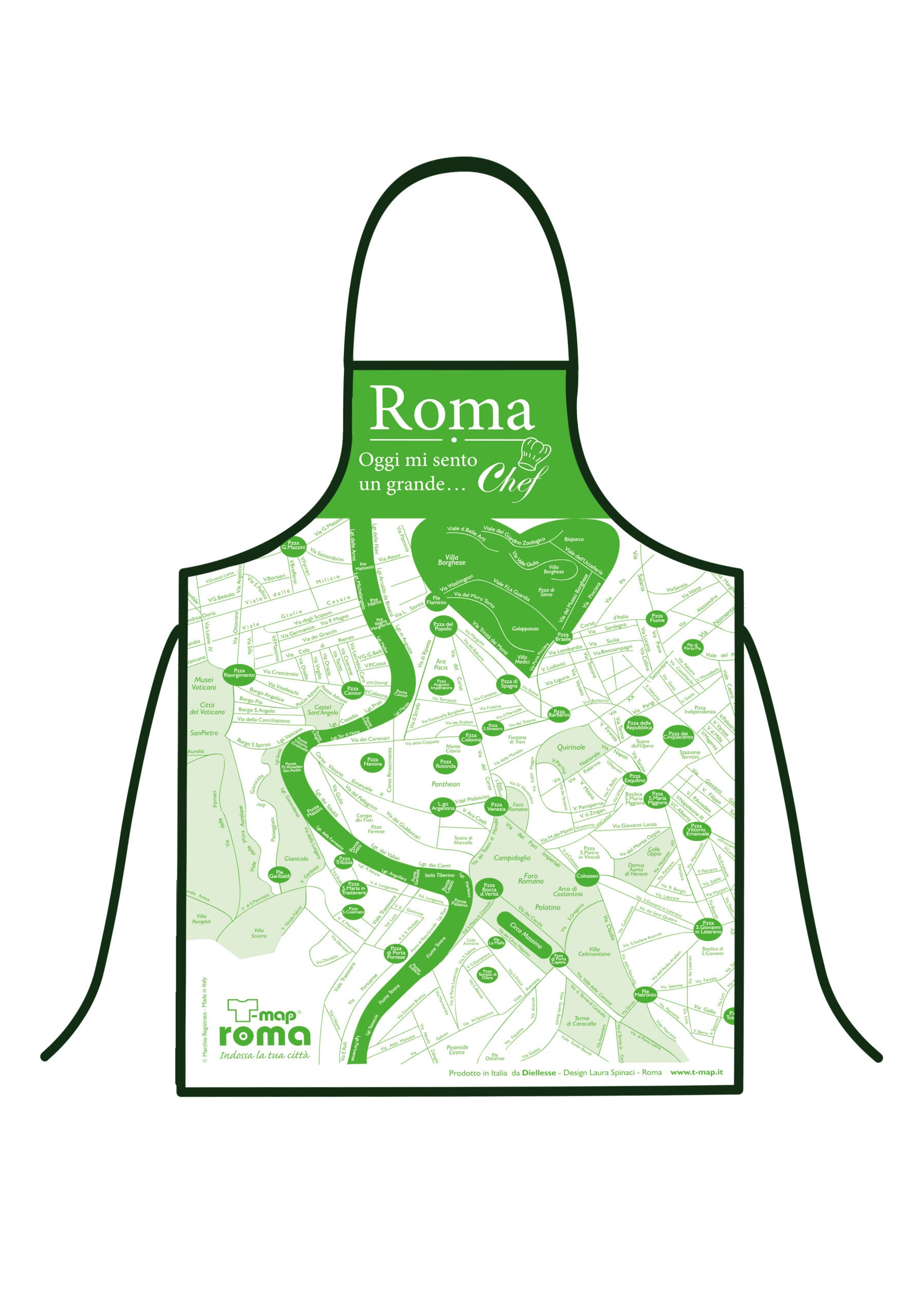 Tablier de cuisine pour homme Rome
