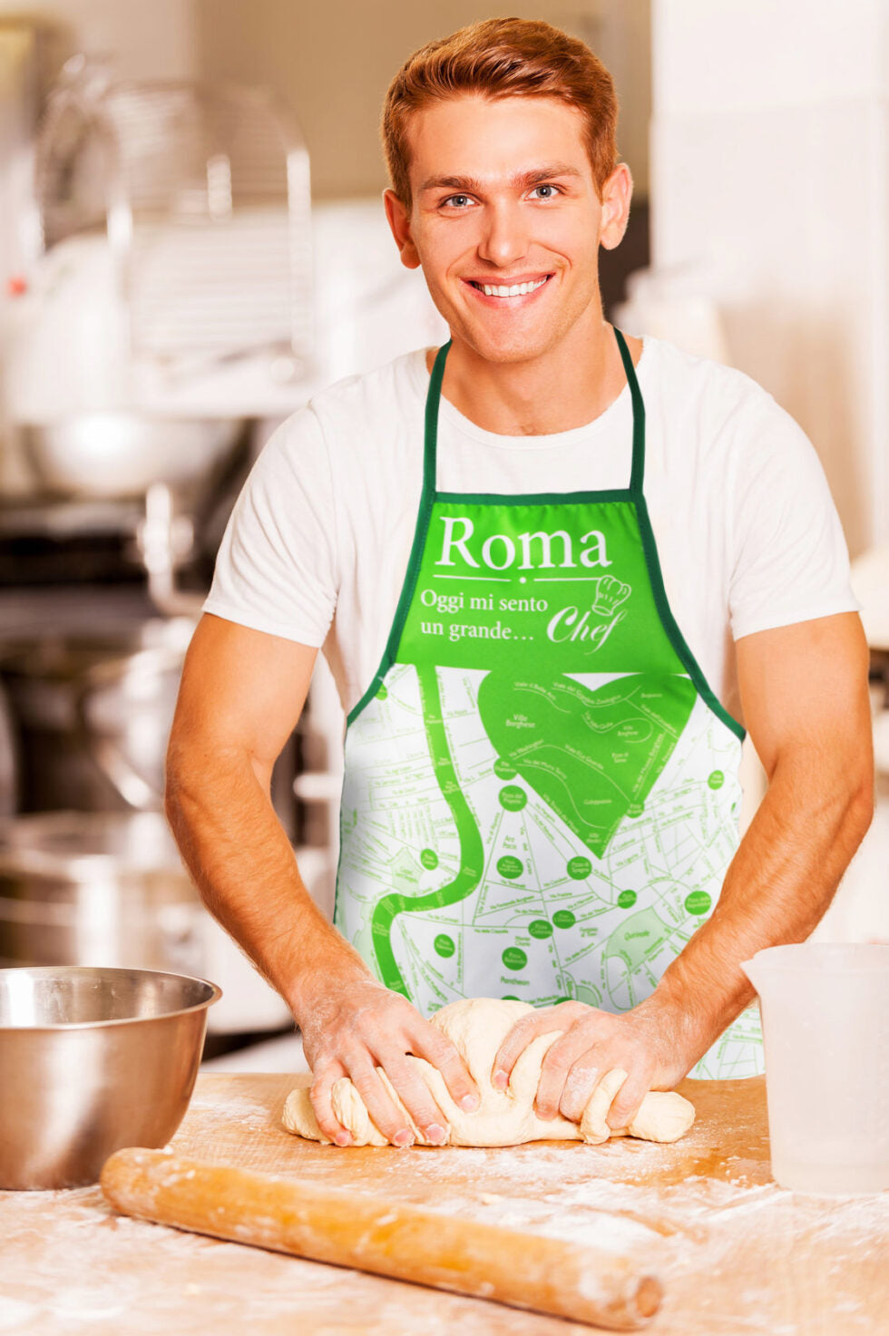 Tablier de cuisine pour homme Rome