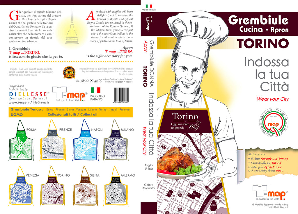 Turin Men's Kitchen Apron