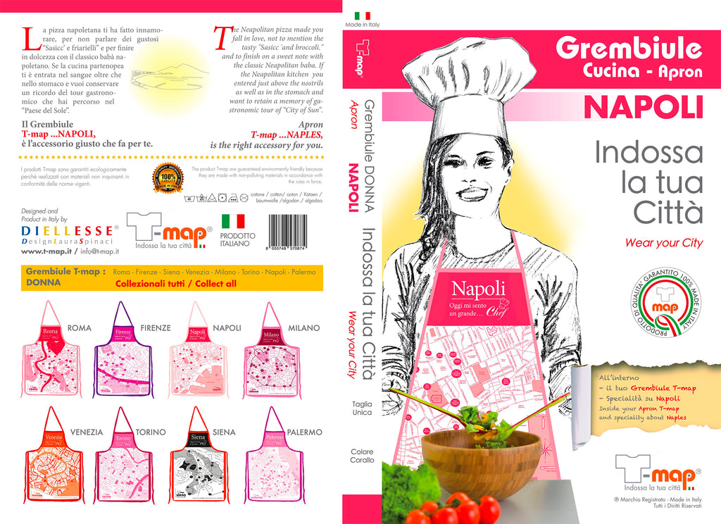 Naples Women's Kitchen Apron