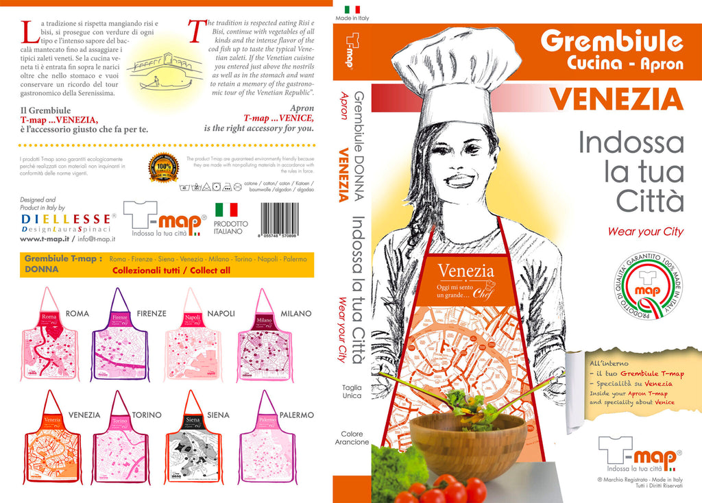 Venice Kitchen Apron for Women