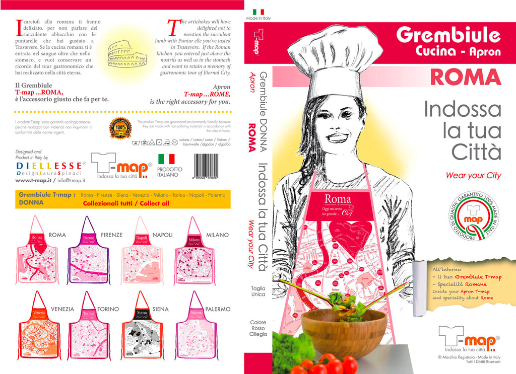Grembiule cucina Roma Donna