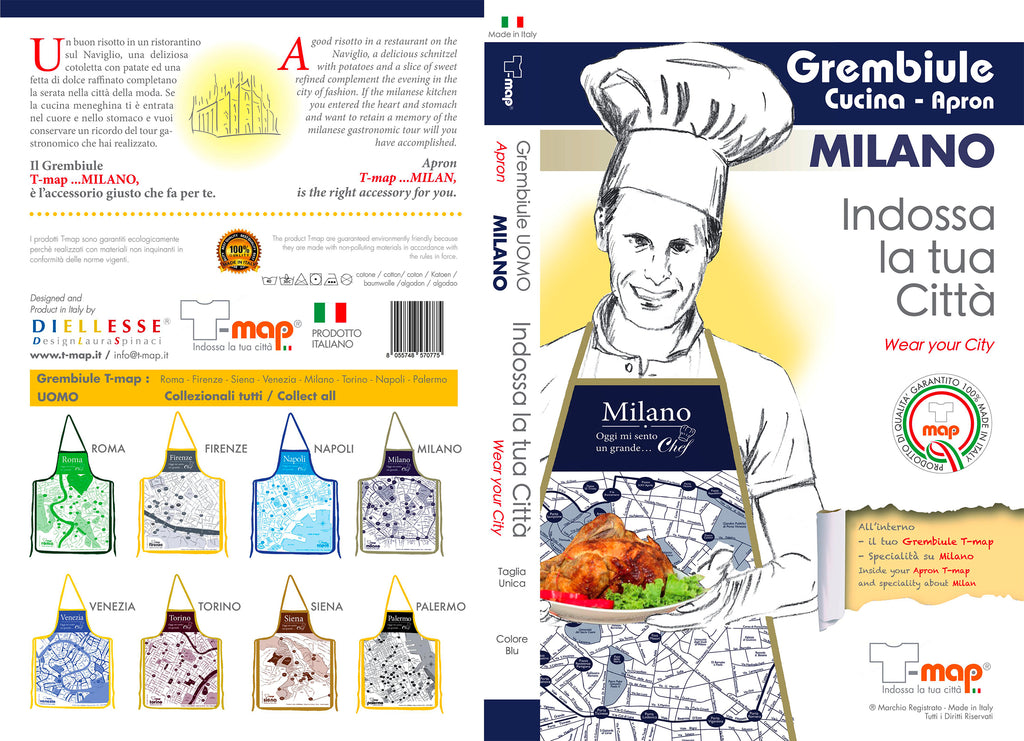 Grembiule cucina Milano Uomo