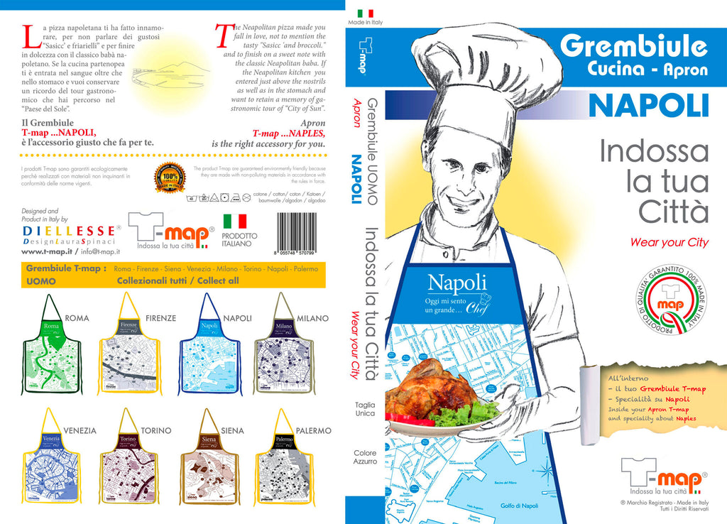 Grembiule cucina Napoli Uomo