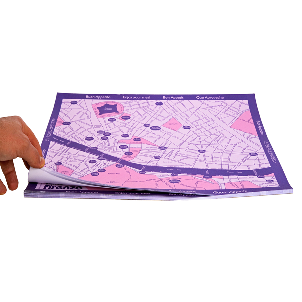 Florence Breakfast Placemat - 50-sheet paper pad