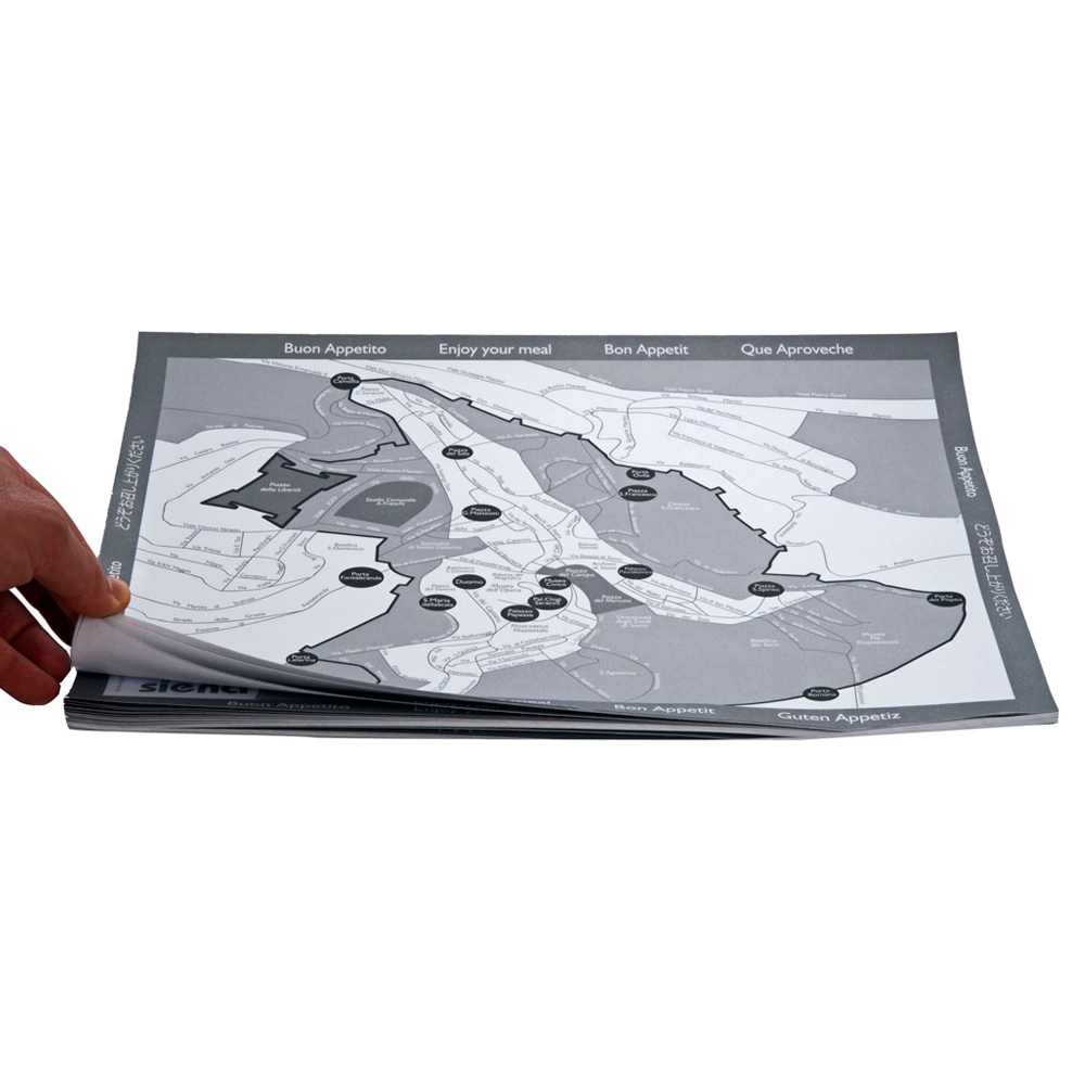 Siena breakfast placemat - 50-sheet paper pad