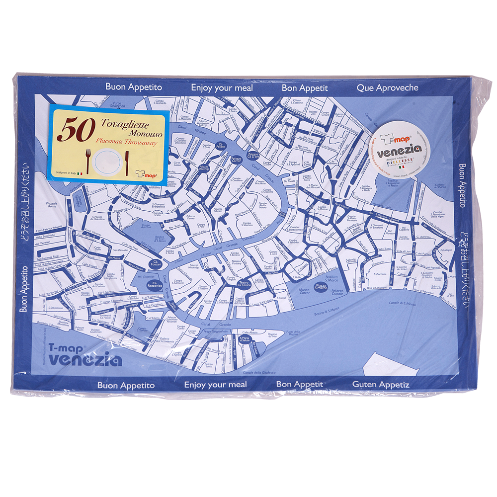 Venice Breakfast Placemat - 50-sheet paper pad