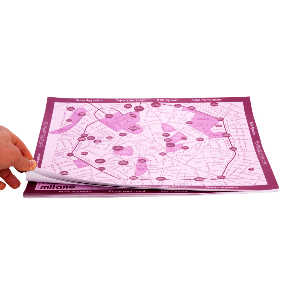 Milan Breakfast Placemat - 50-sheet paper pad 