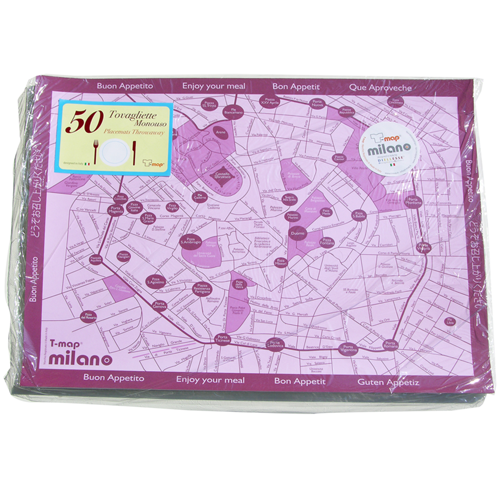 Milan Breakfast Placemat - 50-sheet paper pad 
