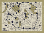 Milan Breakfast Placemat - 50-sheet paper pad 