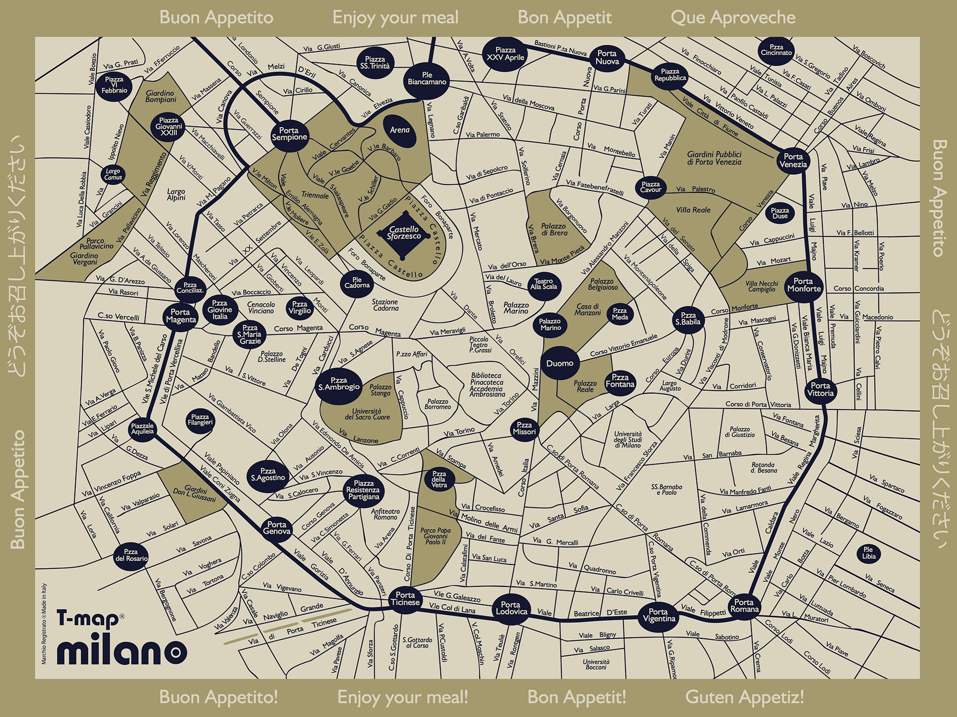 Milan Breakfast Placemat - 50-sheet paper pad 