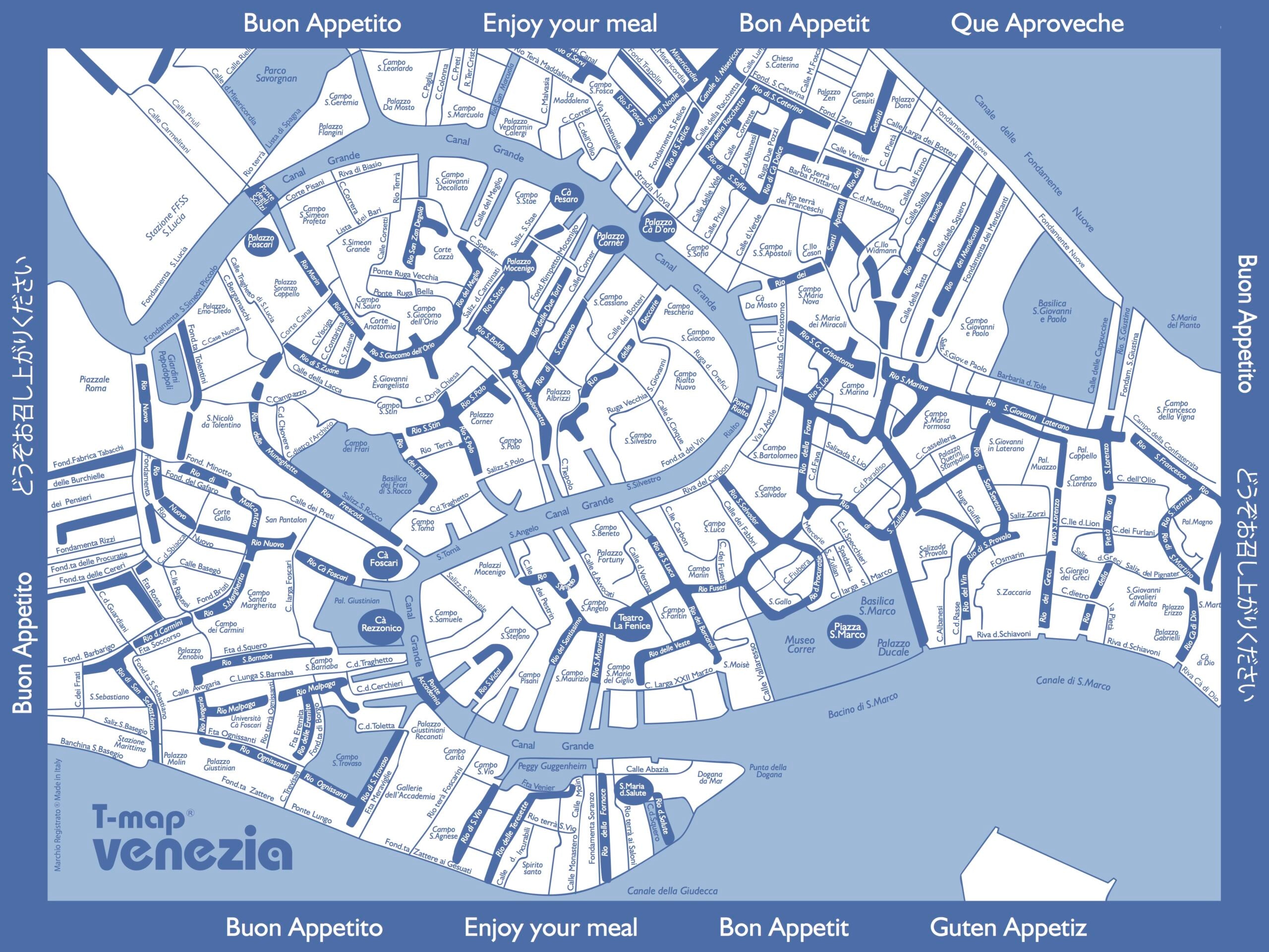 Venice Breakfast Placemat - 50-sheet paper pad