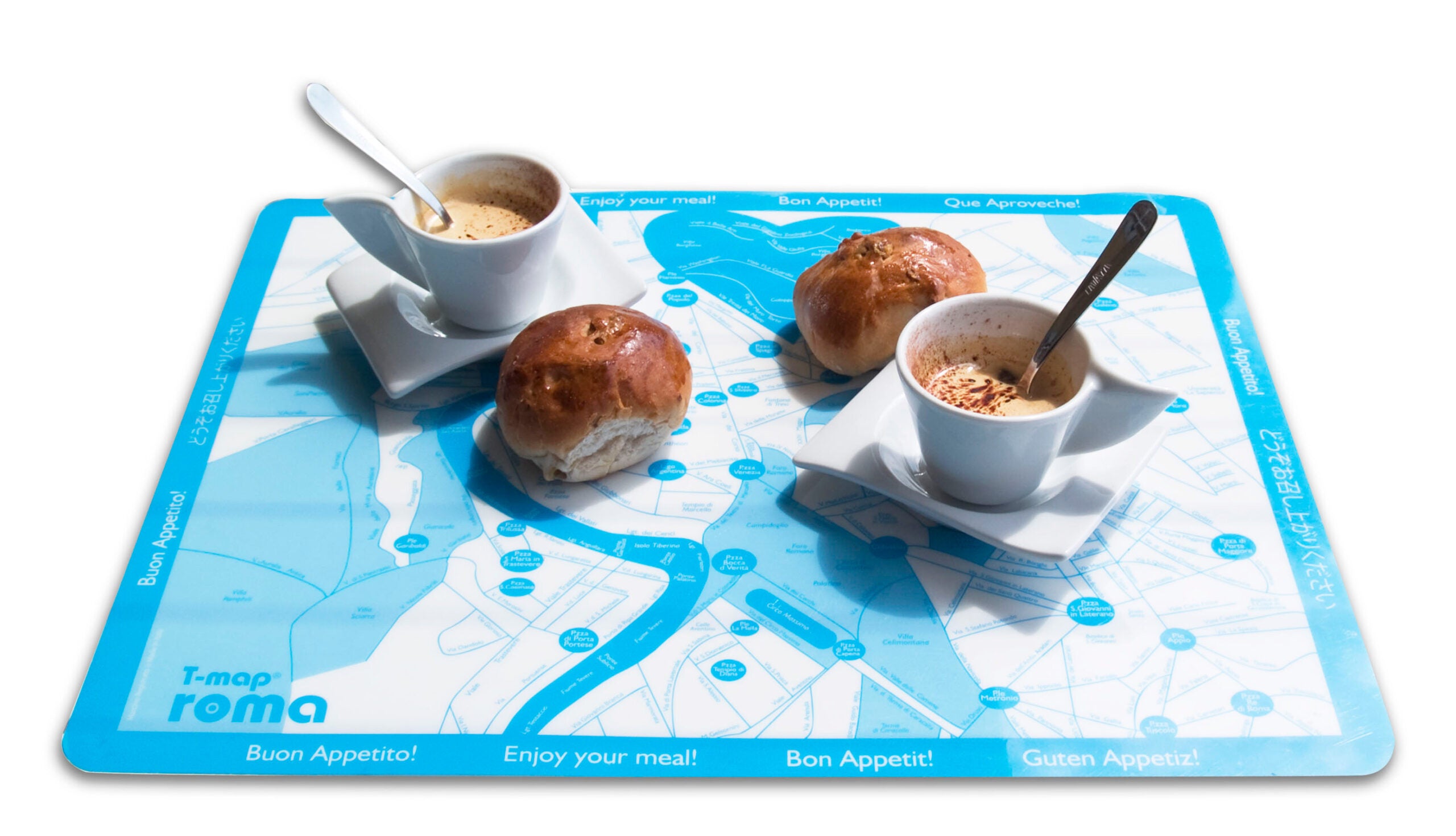 Set de table de petit-déjeuner Rome en PVC