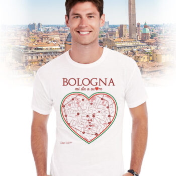 T-shirt bologna cuore