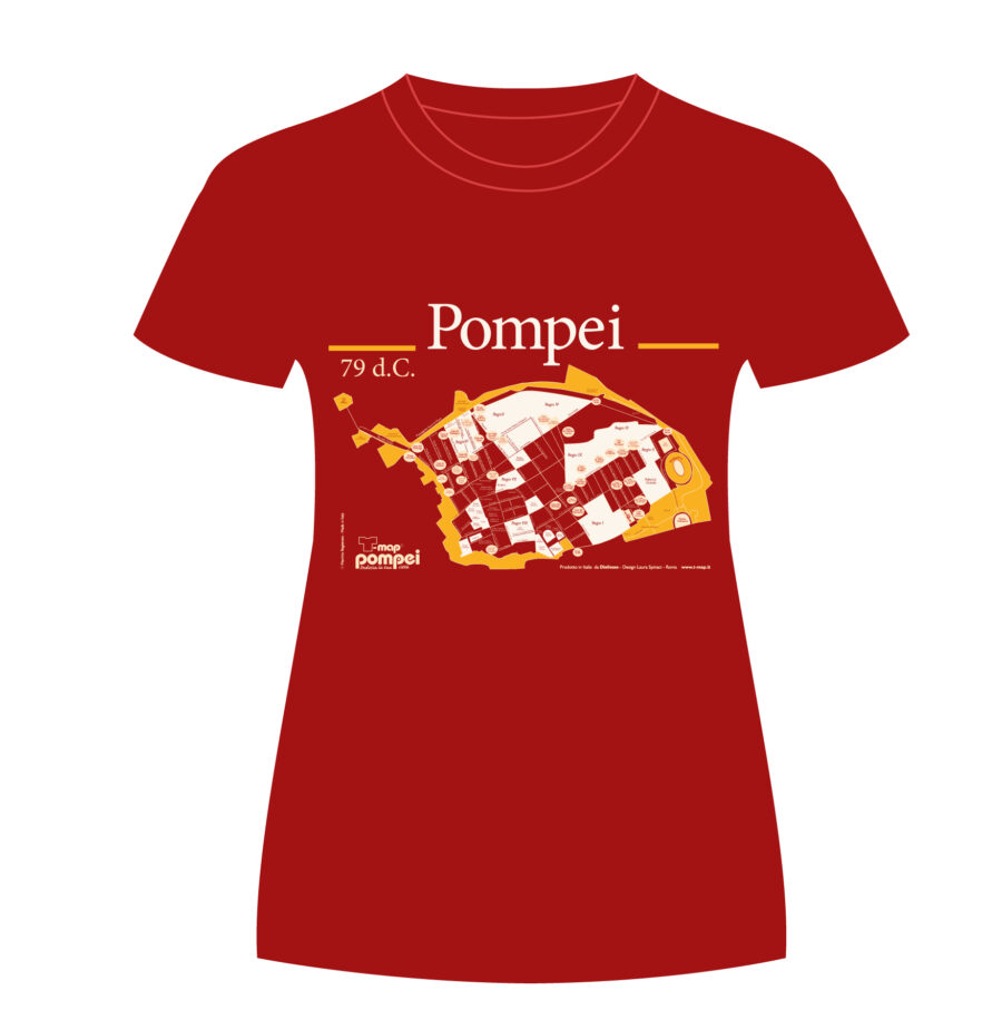 Pompei T-shirt T-map