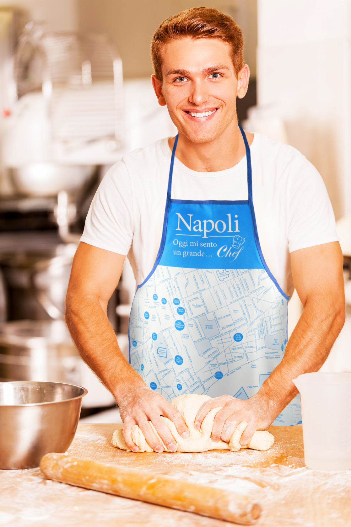 Grembiule Cucina Uomo Napoli - T-map Store