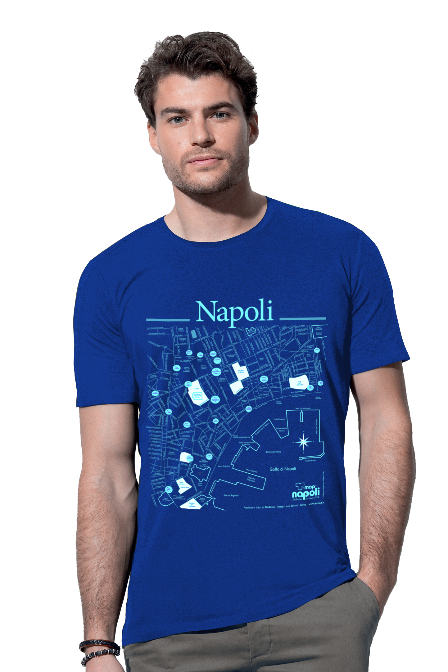 t-shirt Napoli uomo