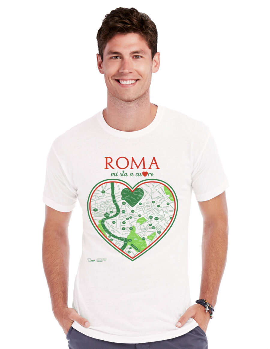 T-shirt Roma cuore