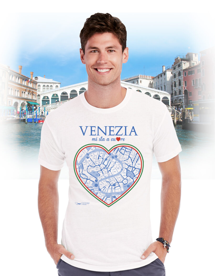 T-shirt venezia cuore