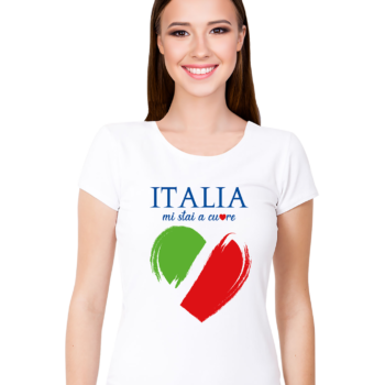 T-shirt Italia cuore - Donna