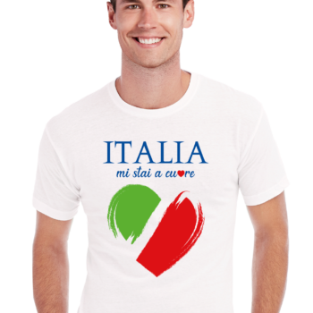T-shirt Italia Cuore - Uomo